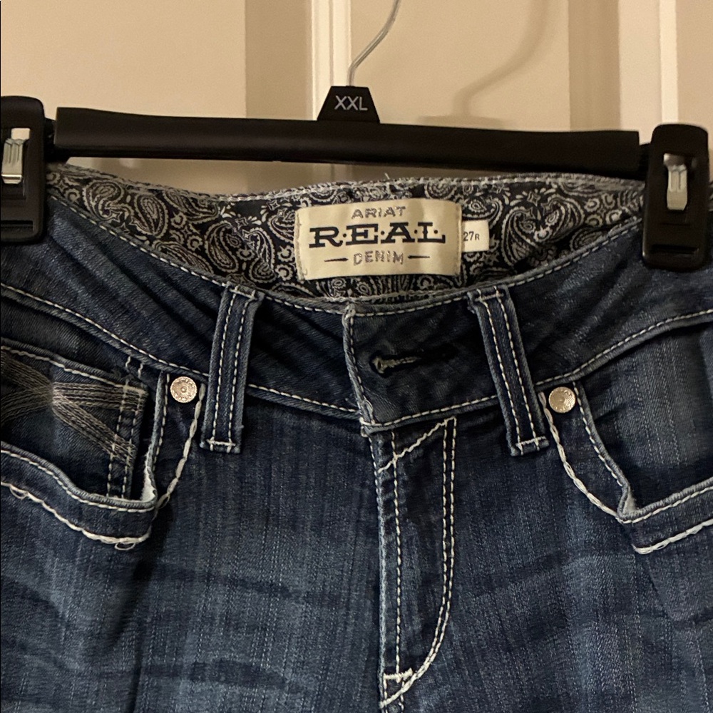 Ariat R.E.A.L. Dark Blue Denim Jeans